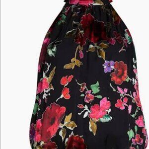 Alice + Olivia Floral Halterneck blouse size xs